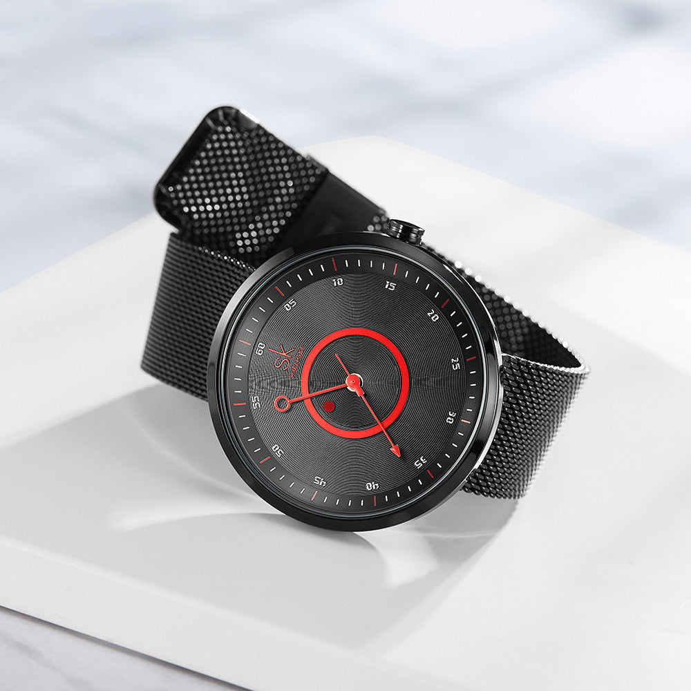 Unisex Circle Sword Hour Watch - URBAN METRO