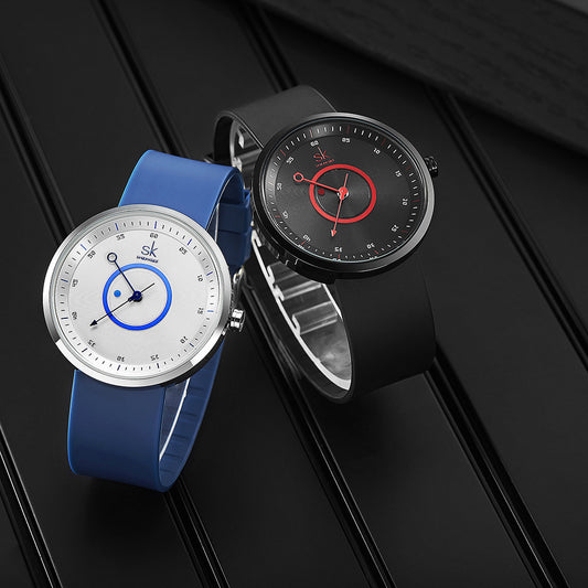 Unisex Circle Sword Hour Watch - URBAN METRO