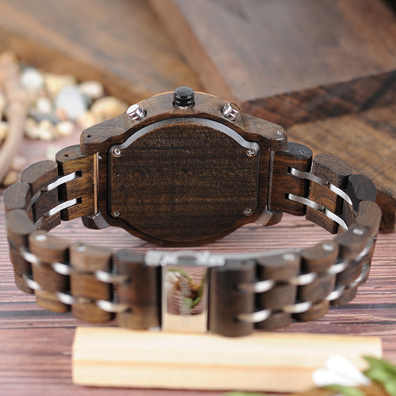 Wooden Watch For Men - URBAN METRO