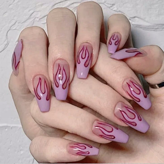 Wearing Nails Finished Soft Nails False Nails - URBAN METRO