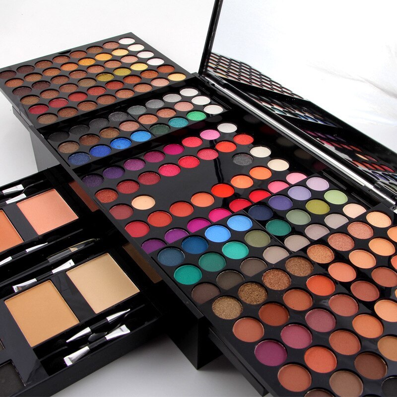 180 Colors Eyes Shadow Blush Set Personalized Piano-shaped Makeup Palette Box - URBAN METRO