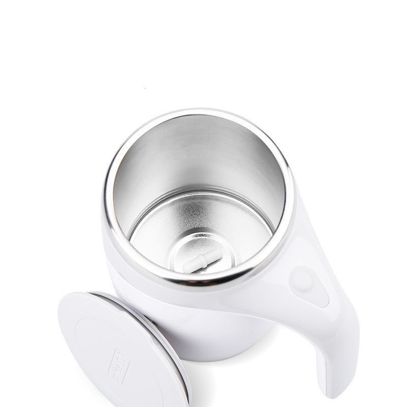 Rechargeable Model Automatic Stirring Cup Coffee Cup High Value Electric Stirring Cup Lazy Milkshake Rotating Magnetic Water Cup - URBAN METRO