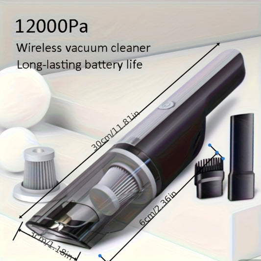 Wireless Red Car Vacuum Cleaner Wireless Car With Strong Suction Handheld Vacuum Cleaner Small Mini Rechargeable Home Vacuum Cleaner - URBAN METRO