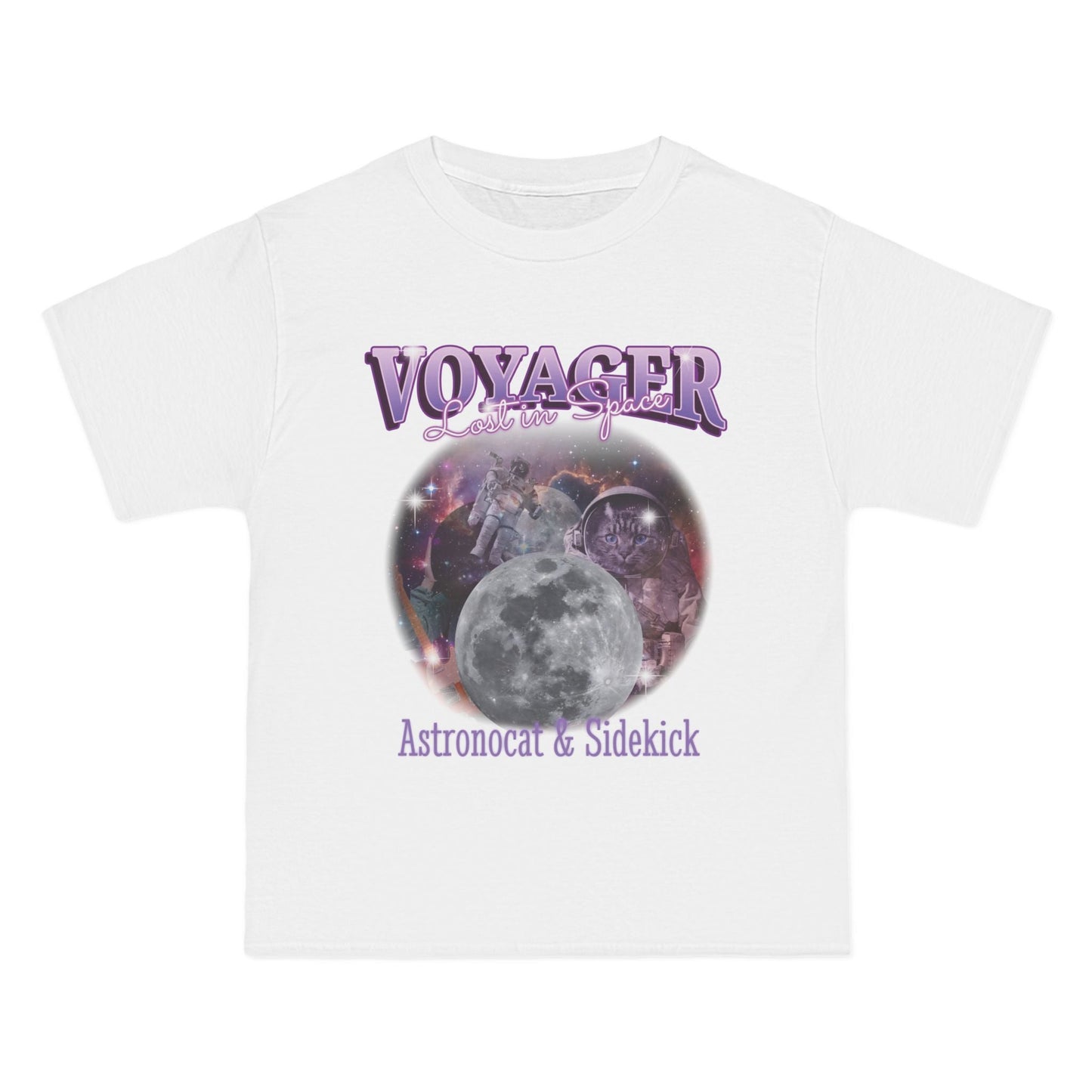 Cat Theme Space Graphic T-Shirt - URBAN METRO