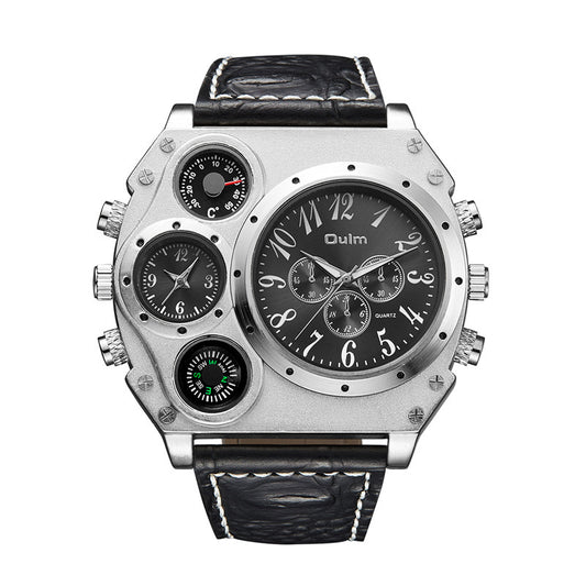 Dual time zone quartz watch for men - URBAN METRO