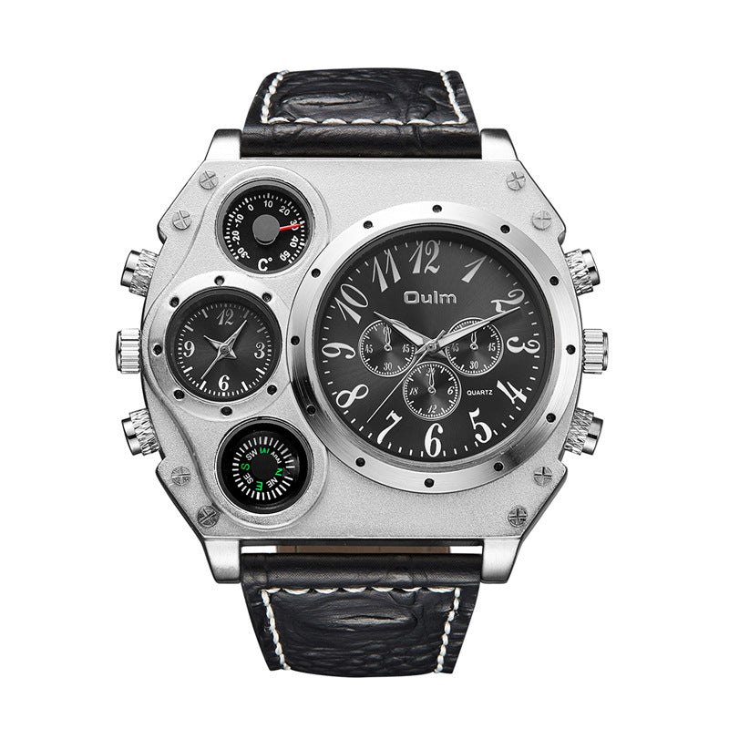 Dual time zone quartz watch for men - URBAN METRO