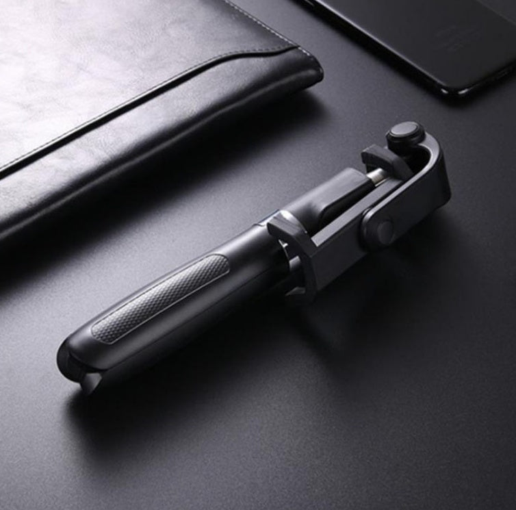 Compatible with Apple, Tripod Selfie Stick Mobile Universal Live Triangle Bracket One Bluetooth Selfie Artifact - URBAN METRO