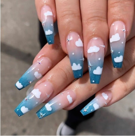 Wearing Nails Finished Soft Nails False Nails - URBAN METRO