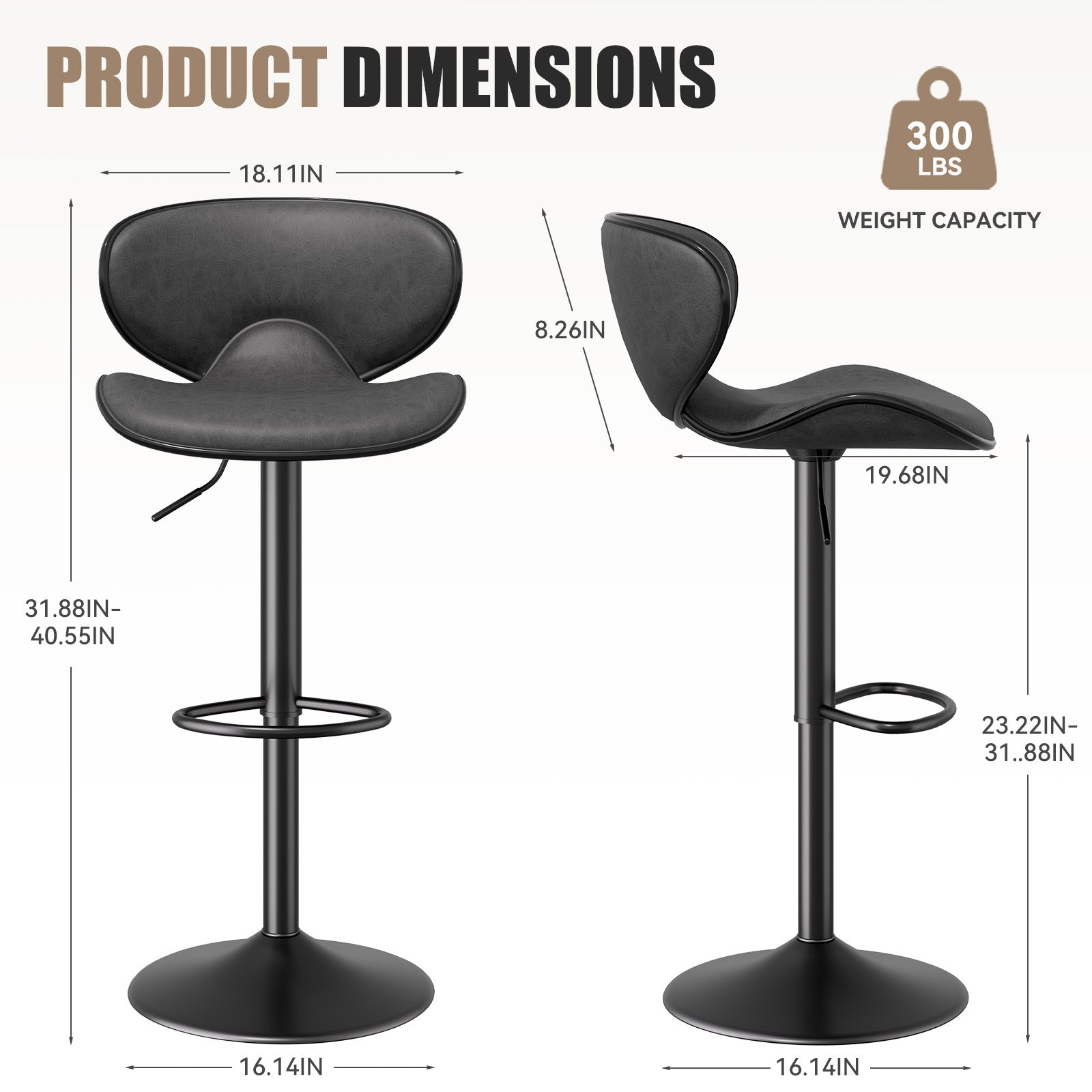 Desghiner Bar Stool, Chic Comfort For Moden Spaces - URBAN METRO
