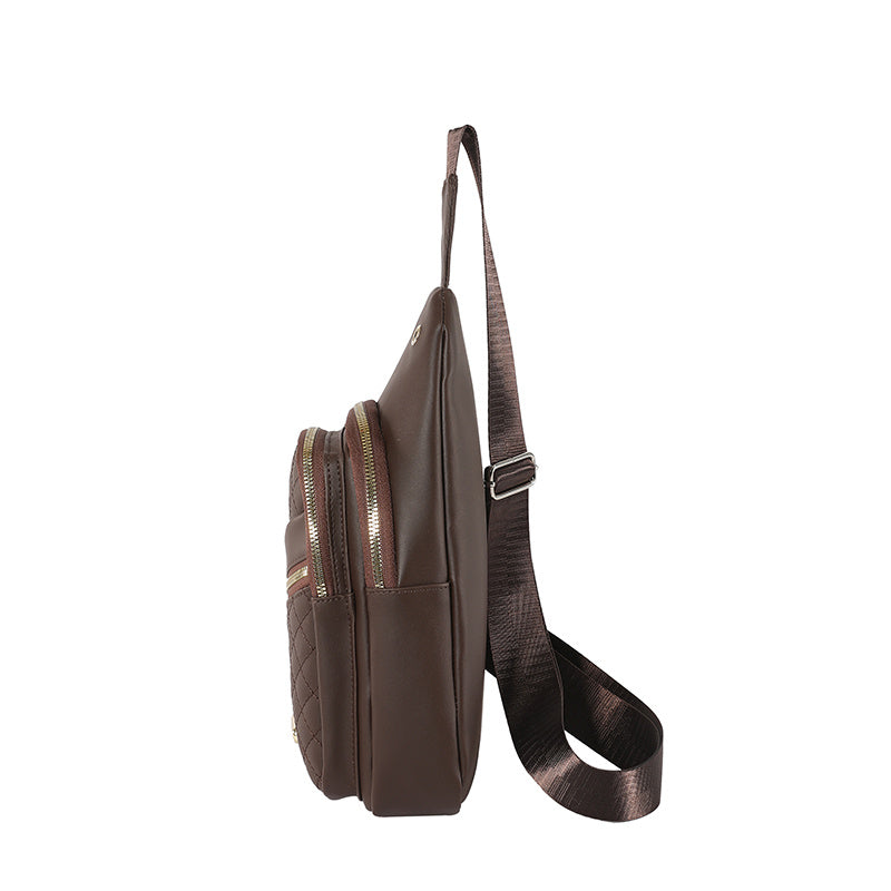 Storage Bag & Travel Bag Small Sling Bag Crossbody Chest Shoulder Water Resistant Sling Purse One Strap Travel Bag For Men Women Boys With Earphone Hole - URBAN METRO