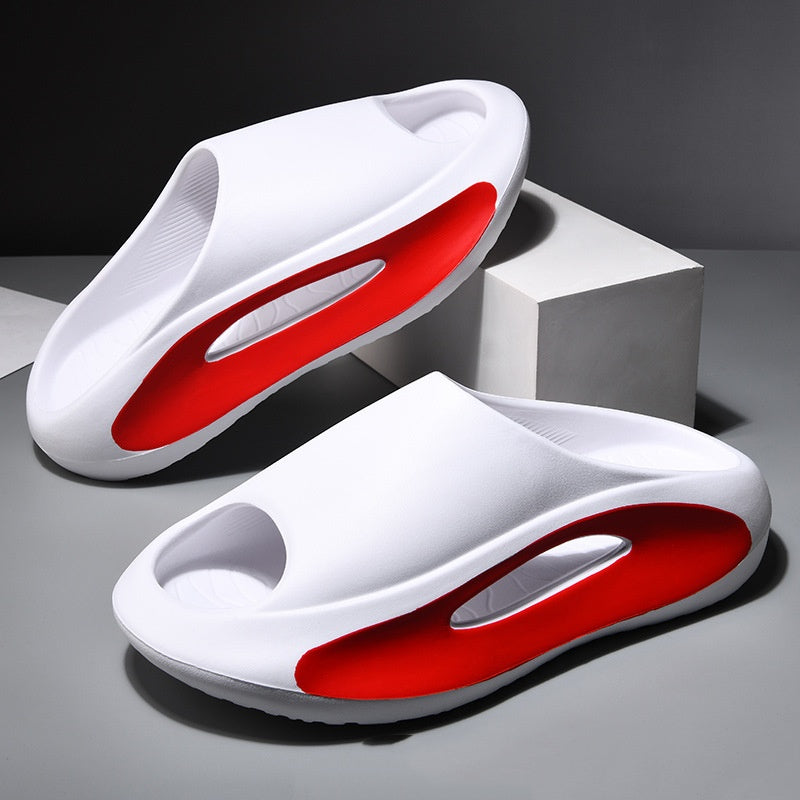 Ins Slippers Women Men Peep Toe Slipper Summer Hollow Unisex Sports Beach Shoes - URBAN METRO