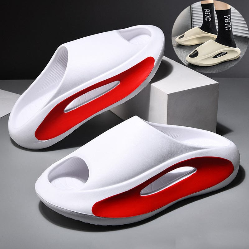 Ins Slippers Women Men Peep Toe Slipper Summer Hollow Unisex Sports Beach Shoes - URBAN METRO