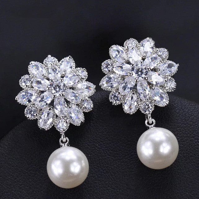 Ice prism micro-set zircon earrings - URBAN METRO