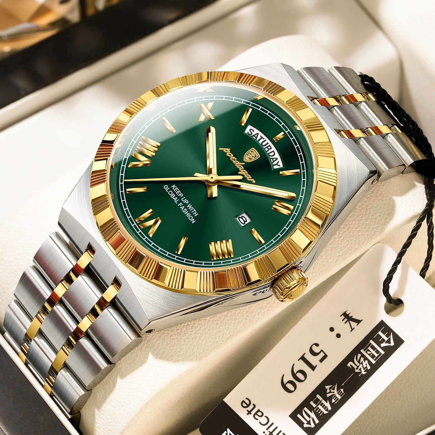 Trendy Men's Night Light Waterproof Watch - URBAN METRO
