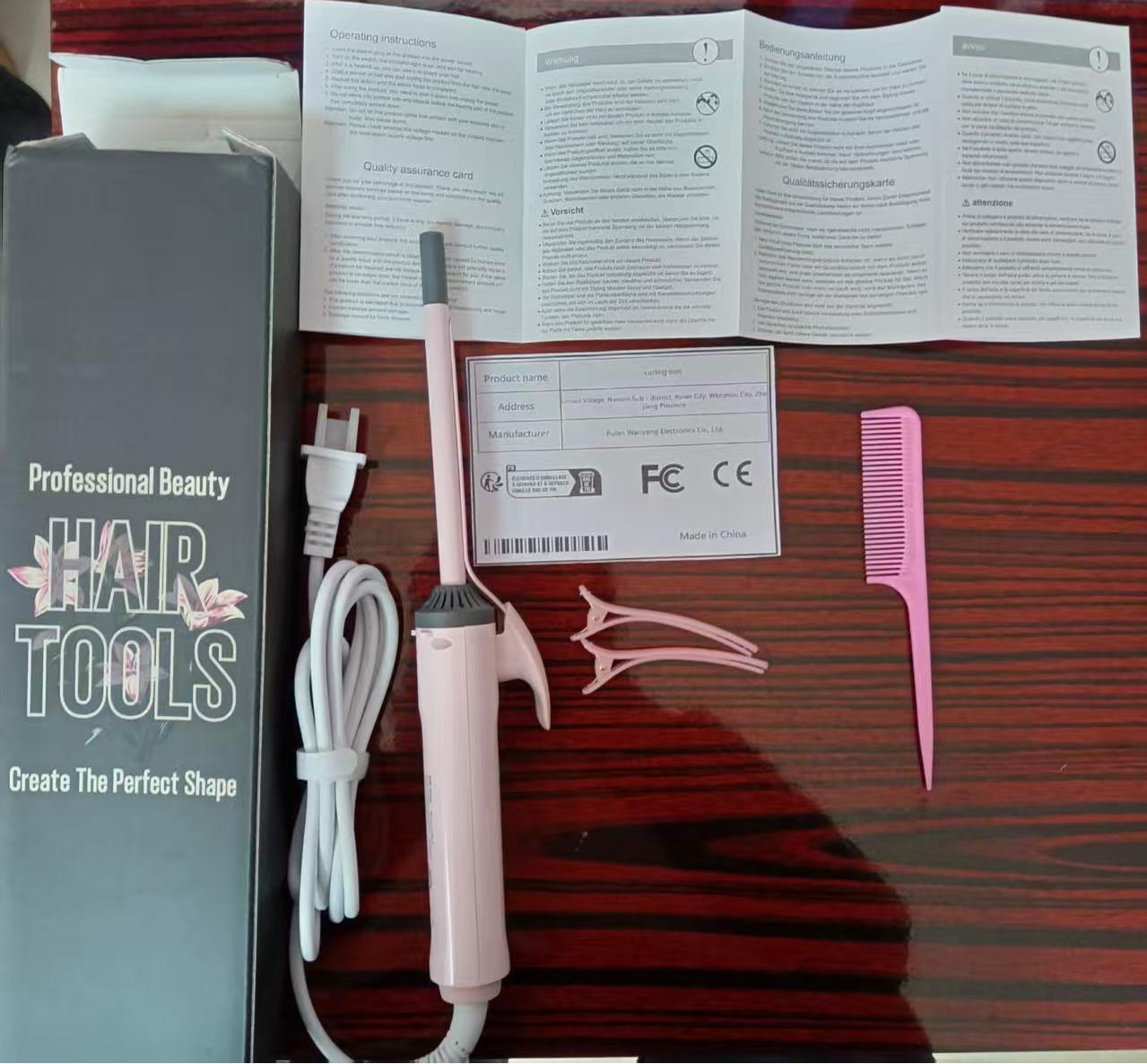 9mm Negative Ion Curling Iron - URBAN METRO