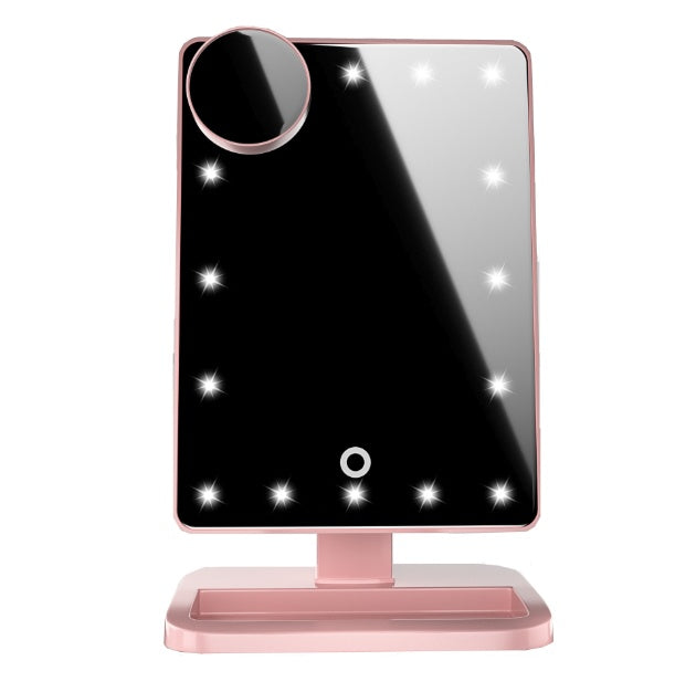 Touch Screen Makeup Mirror With 20 LED Light Bluetooth Music Speaker 10X Magnifying Mirrors Lights - URBAN METRO