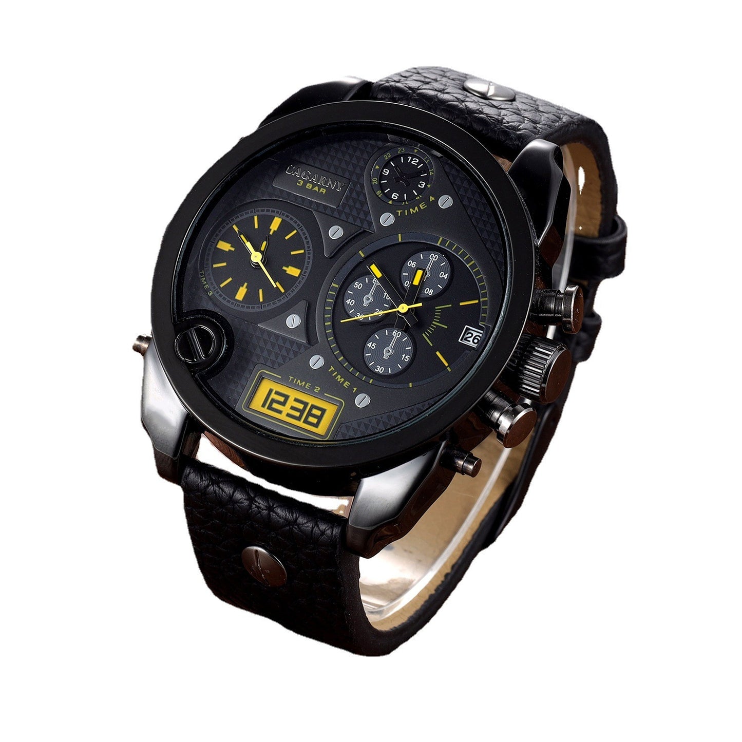 Men's Watch Quartz Calendar Belt Sports - URBAN METRO
