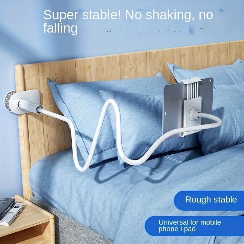 Updated Gooseneck Tablet Holder Stand For Bed 39.4inch Adjustable Flexible Arm Tablets Mount Clamp On Table - URBAN METRO