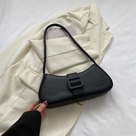 Western Style Shoulder Texture Crossbody Underarm Small Square Bag - URBAN METRO