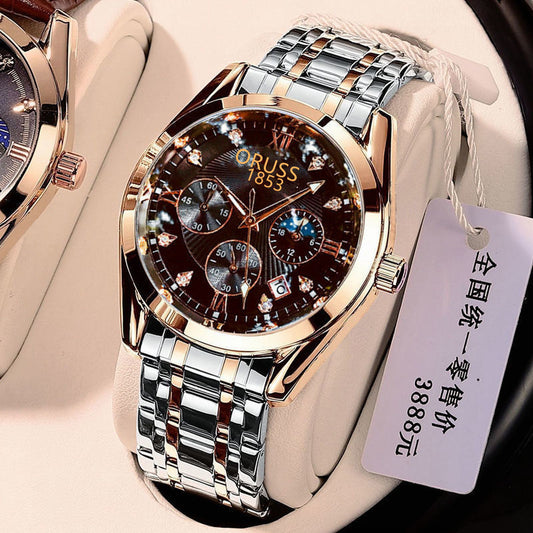 Automatic Movement Watch Waterproof Luminous - URBAN METRO