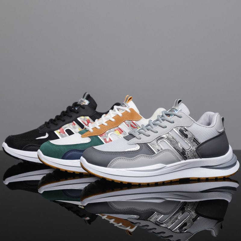 Plus Size Men's Mesh Breathable Sports Casual Shoes - URBAN METRO