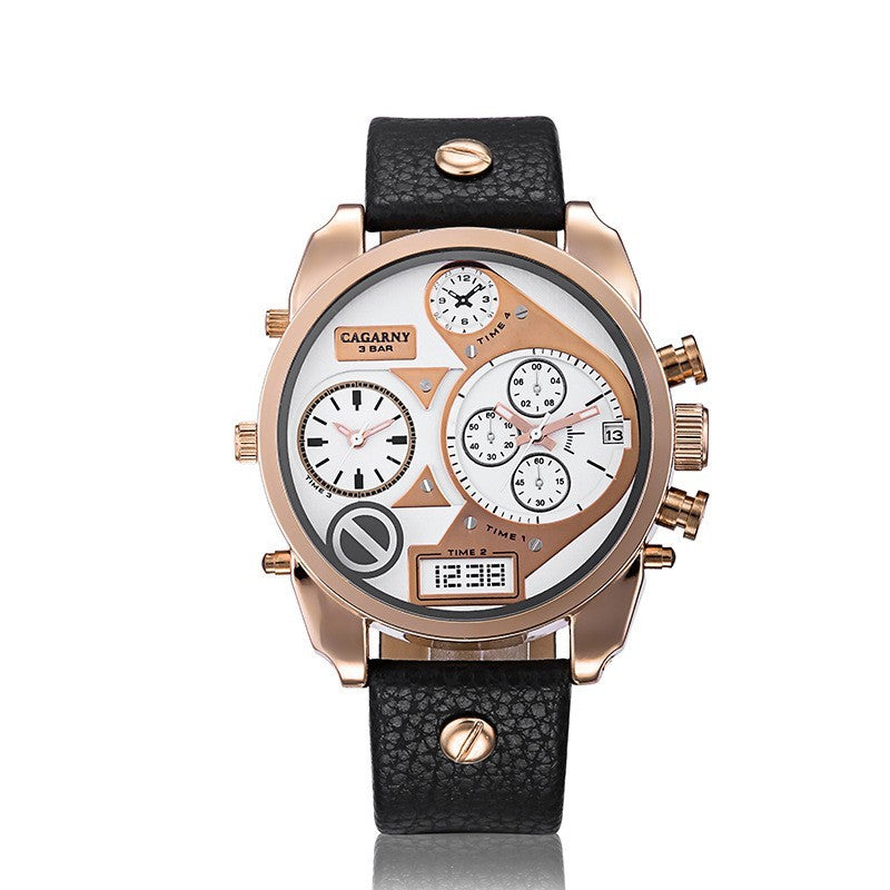 Men's Watch Quartz Calendar Belt Sports - URBAN METRO