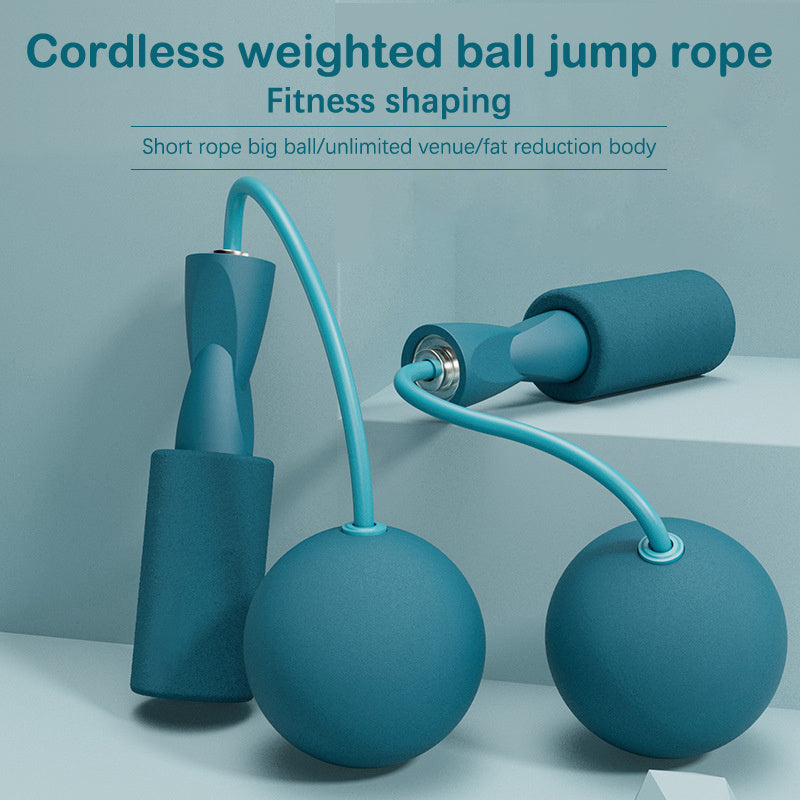 Training Jump Rope Set Fitness Jump Ropes And Silicone Handles For Women Men Kids With Speed Cordless Ball Adjustable Anti-Tangle PVC Wire Rope For Fitness Crossfit Indoor Outdoor Workout - URBAN METRO