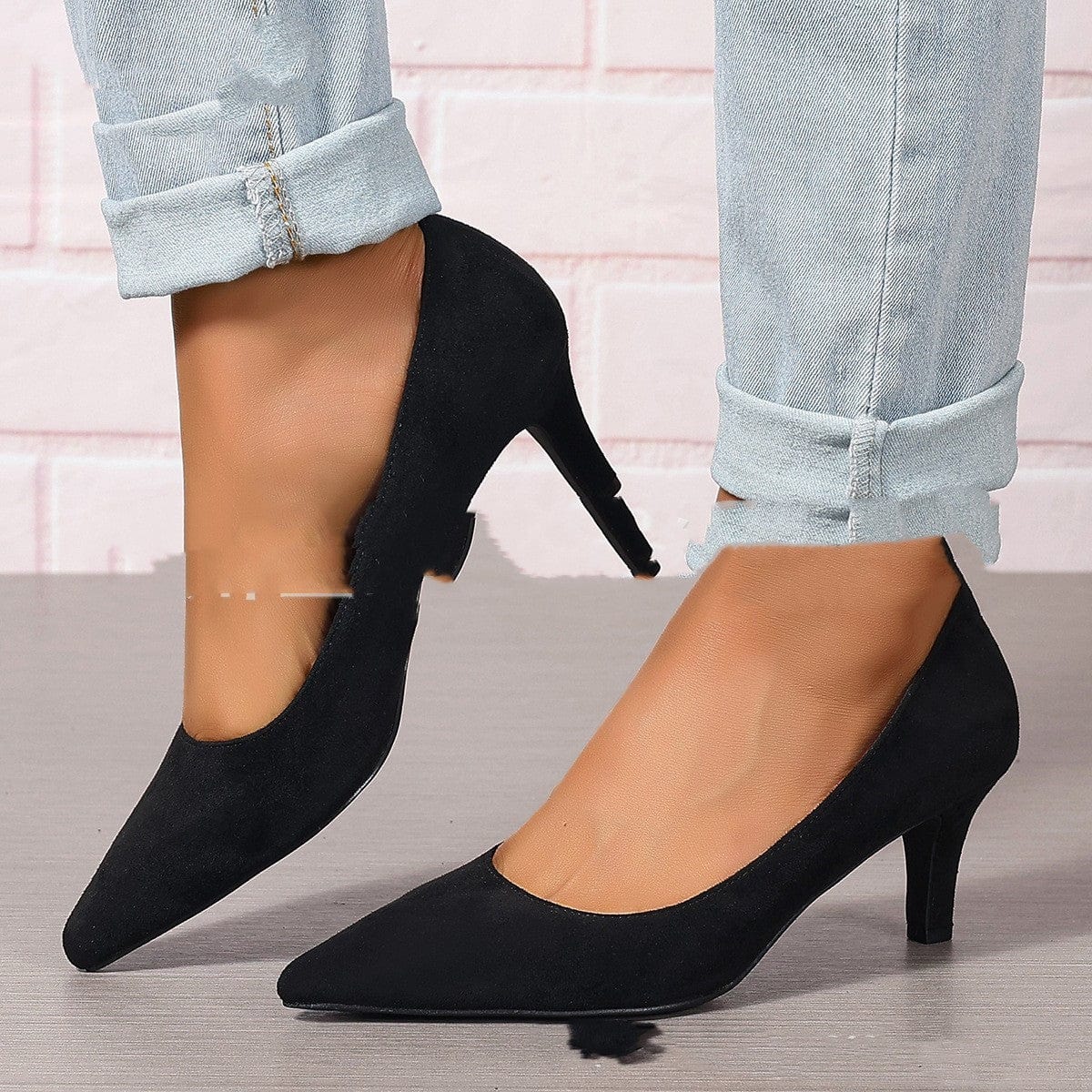 Fashion Ladies Stiletto Heel Slip-on Fashion Shoes - URBAN METRO