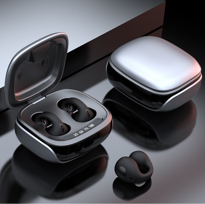 New Clip Sports Bluetooth Headset JX80 Black Technology Gas Conduction Non In-ear Do Not Hurt Ears TWS Wireless Headset - URBAN METRO
