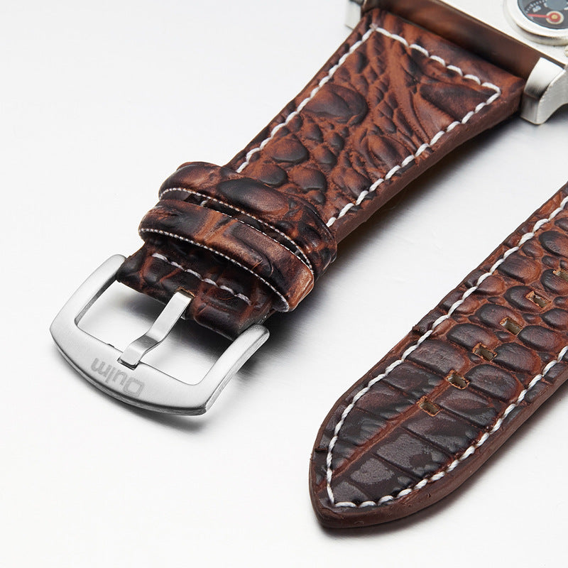 Dual time zone quartz watch for men - URBAN METRO