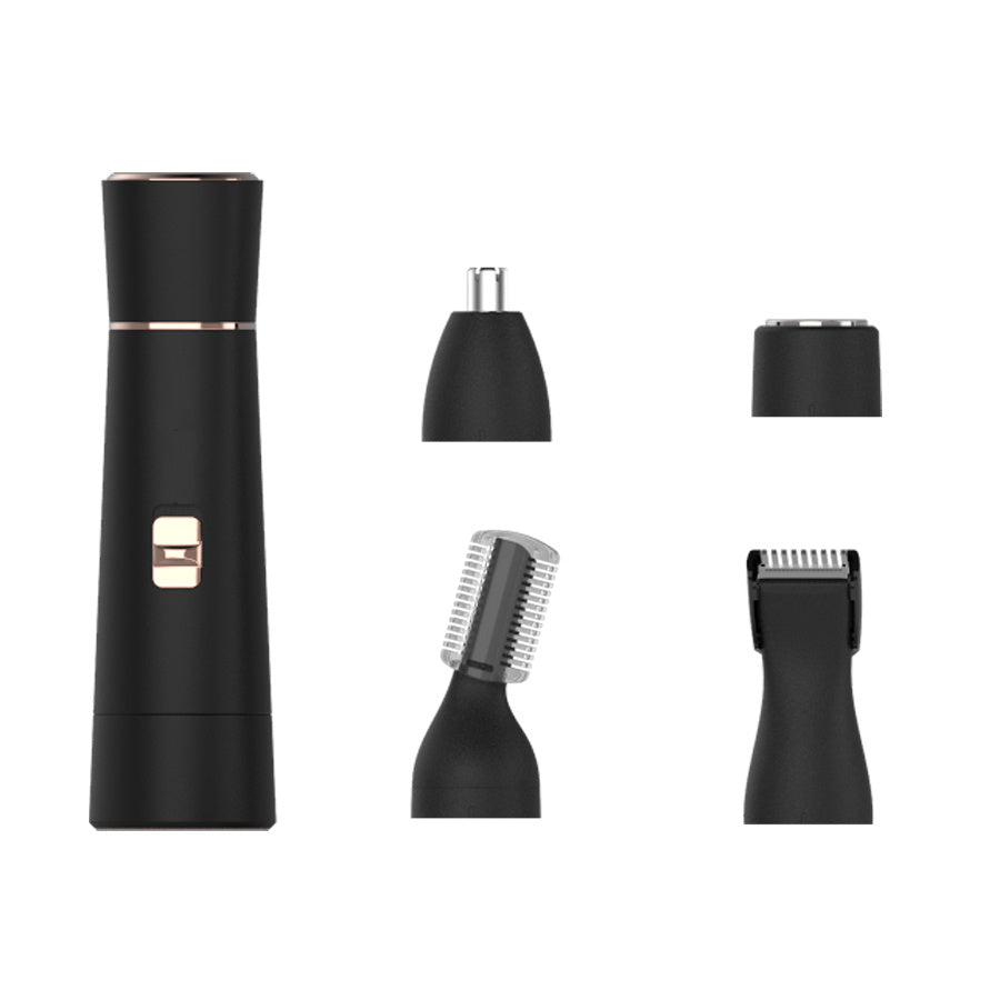 4 In 1 Facial Eyebrow Hair Epilator Remover Tool Device Painless Electric Shaver For Women - URBAN METRO