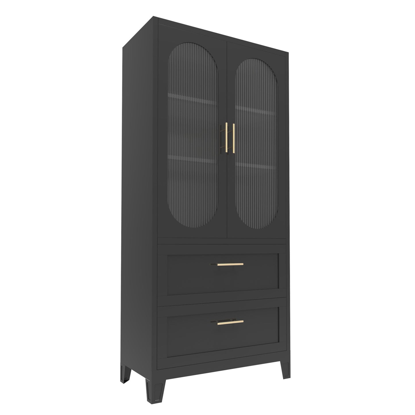 2 Doors 2 Drawers Cabinet - URBAN METRO