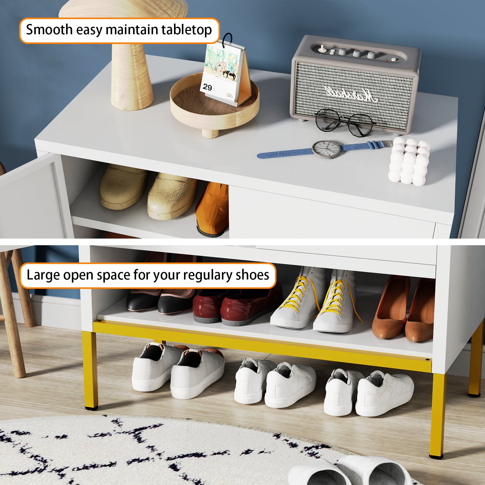 2-Door Shoes Cabinet - URBAN METRO