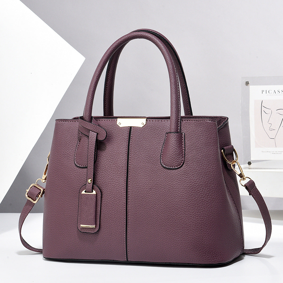 Women PU Leather Handbags Ladies Large Capacity Tote Bag Female Square Shoulder Bags New Fashion Crossbody Bags - URBAN METRO