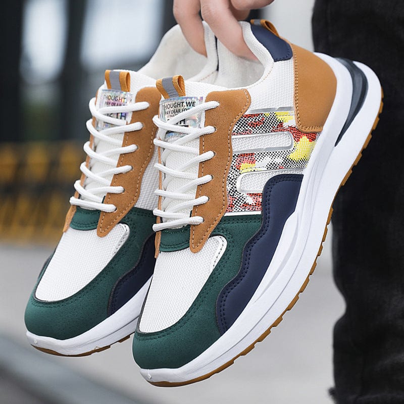 Plus Size Men's Mesh Breathable Sports Casual Shoes - URBAN METRO