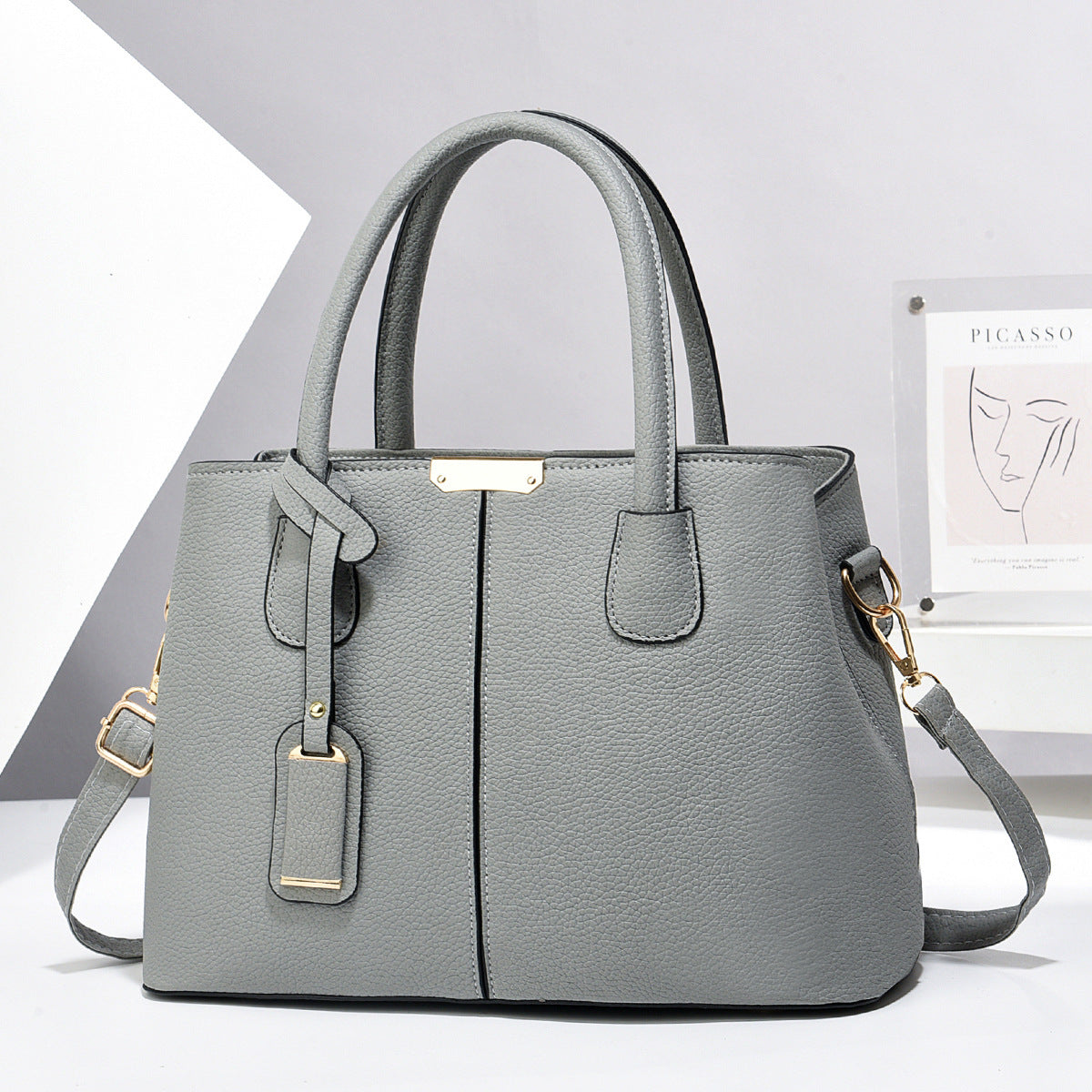 Women PU Leather Handbags Ladies Large Capacity Tote Bag Female Square Shoulder Bags New Fashion Crossbody Bags - URBAN METRO
