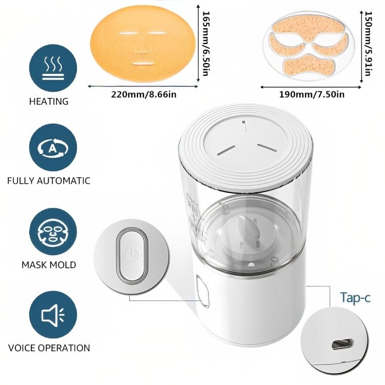DIY Automatic Facial Fruit Vegetable Mask Maker Machine Mask Mini FaceSkin Rejuvenation Home Use Beauty Devices - URBAN METRO