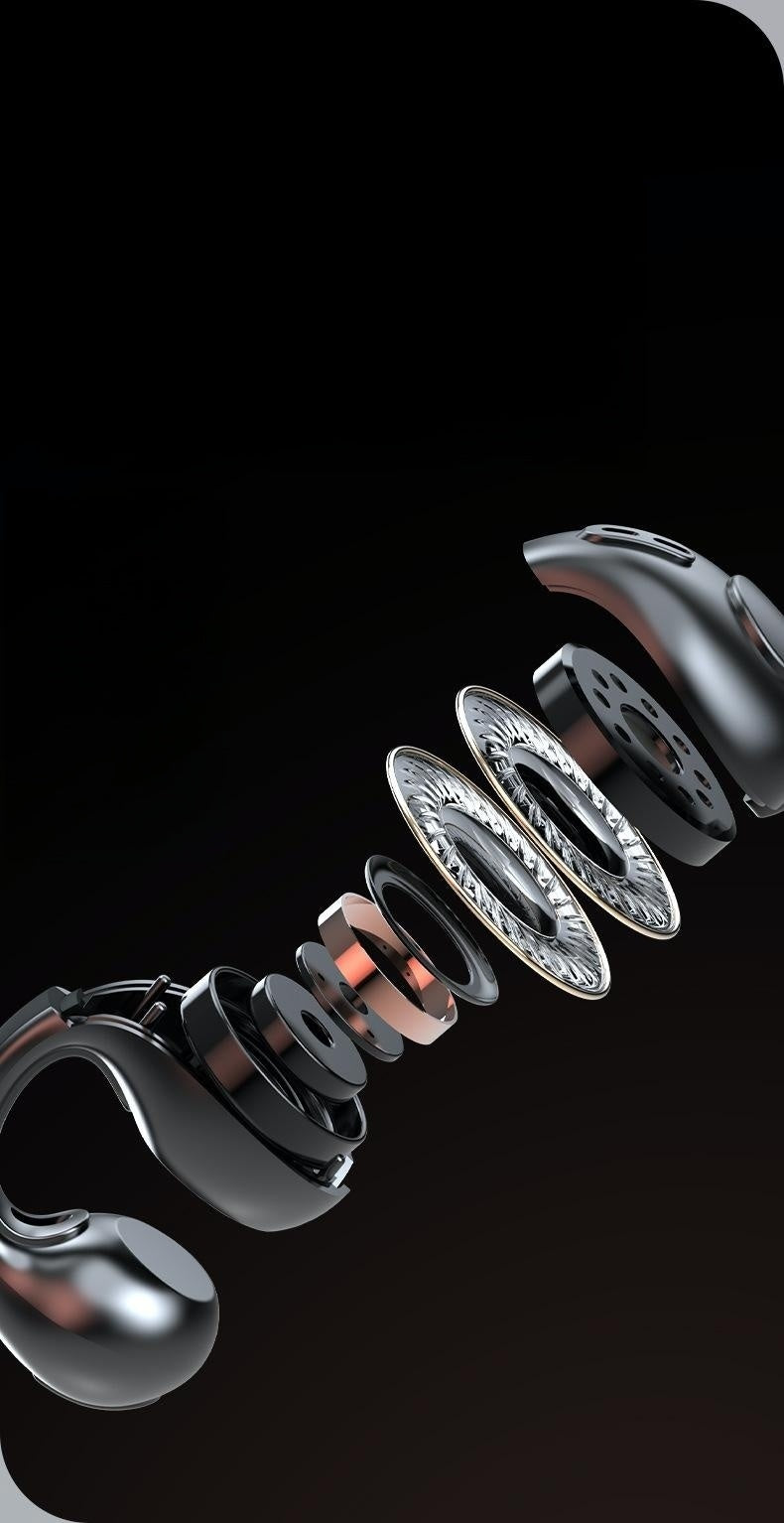 New Clip Sports Bluetooth Headset JX80 Black Technology Gas Conduction Non In-ear Do Not Hurt Ears TWS Wireless Headset - URBAN METRO