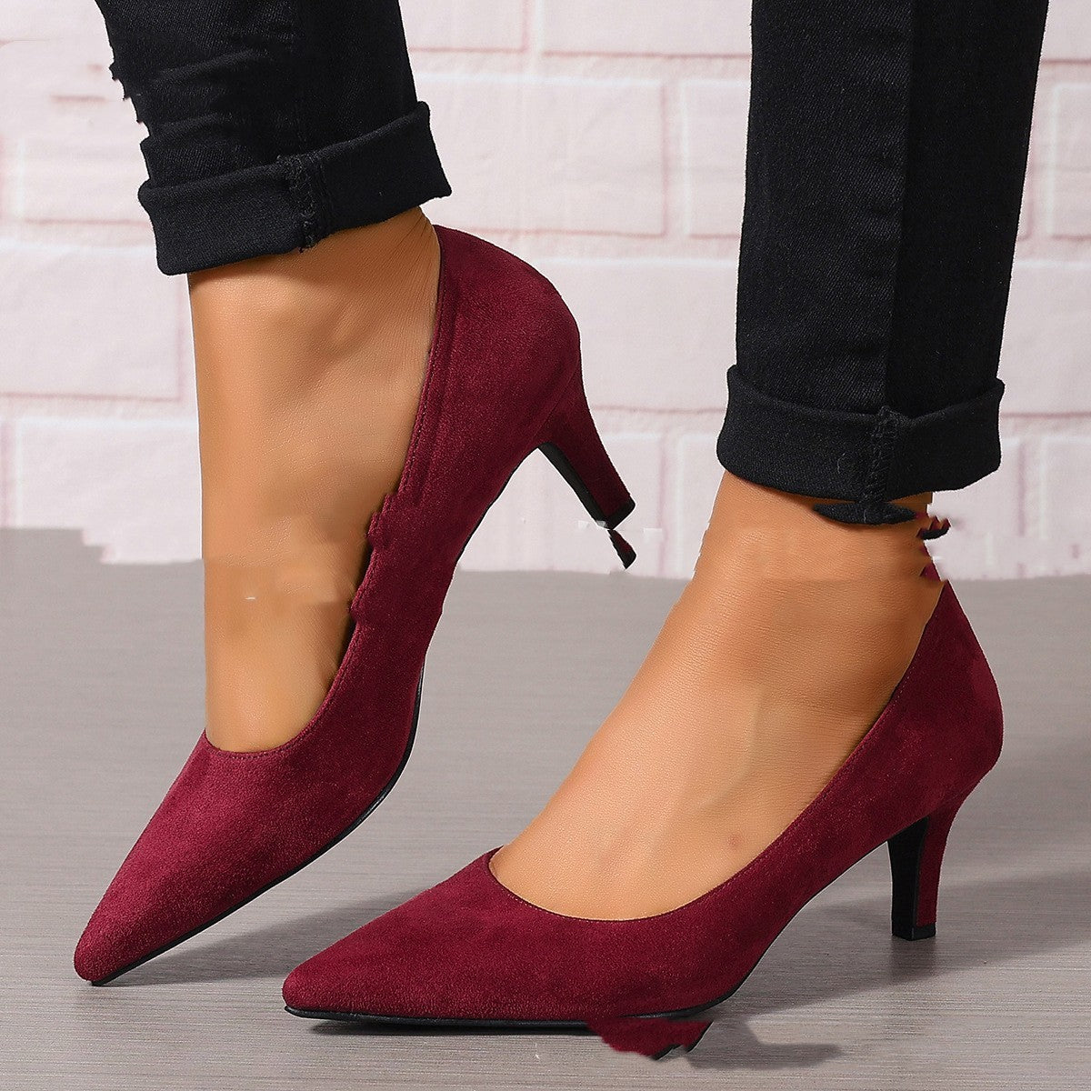 Fashion Ladies Stiletto Heel Slip-on Fashion Shoes - URBAN METRO