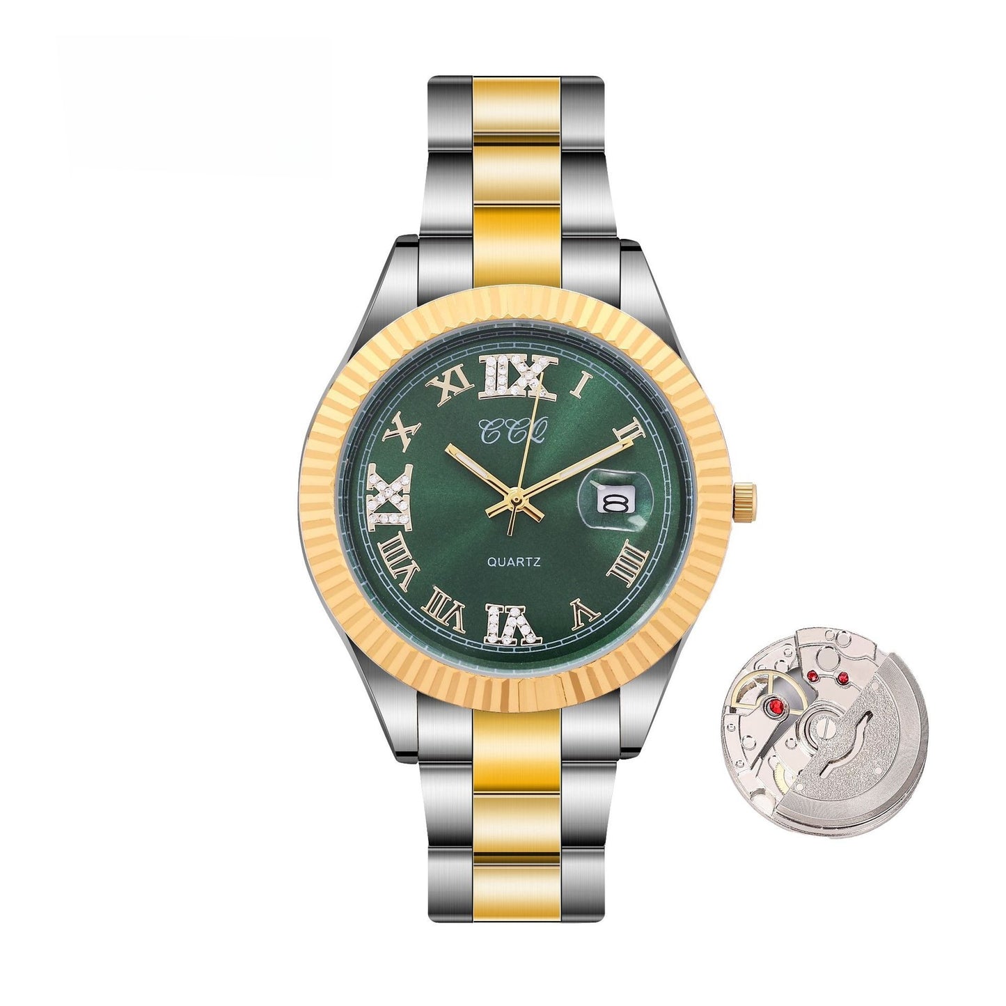 Fashion Gradually Gold Steel Watch - URBAN METRO