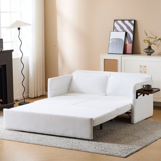 Adult Sleeper Chair Bed, 3-in-1 Convertible Sofa Chair Bed Pull-out Sofa Bed, Convenient Folding Tray Table With USB And Type-C Charging Ports Modern Loveseat For Living Room Cannot Be Sold On Temu - URBAN METRO