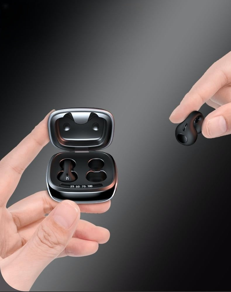 New Clip Sports Bluetooth Headset JX80 Black Technology Gas Conduction Non In-ear Do Not Hurt Ears TWS Wireless Headset - URBAN METRO