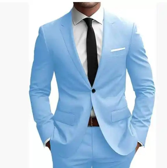 “Classic men’s wedding reception dinner suit jacket”