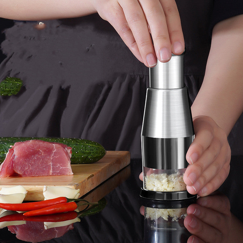 Garlic Crusher Onion Chopper Multipeler Vegetables Chopper Manual Garlic Press Machine Garlic Squeezer Kitchen Gadget - URBAN METRO