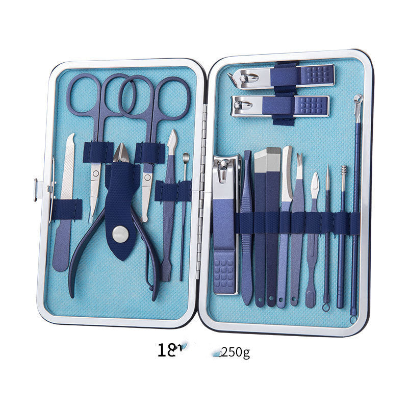Professional Scissors Nail Clippers Set Ear Spoon Dead Skin Pliers Nail Cutting Pliers Pedicure Knife Nail Groove Trimmers - URBAN METRO