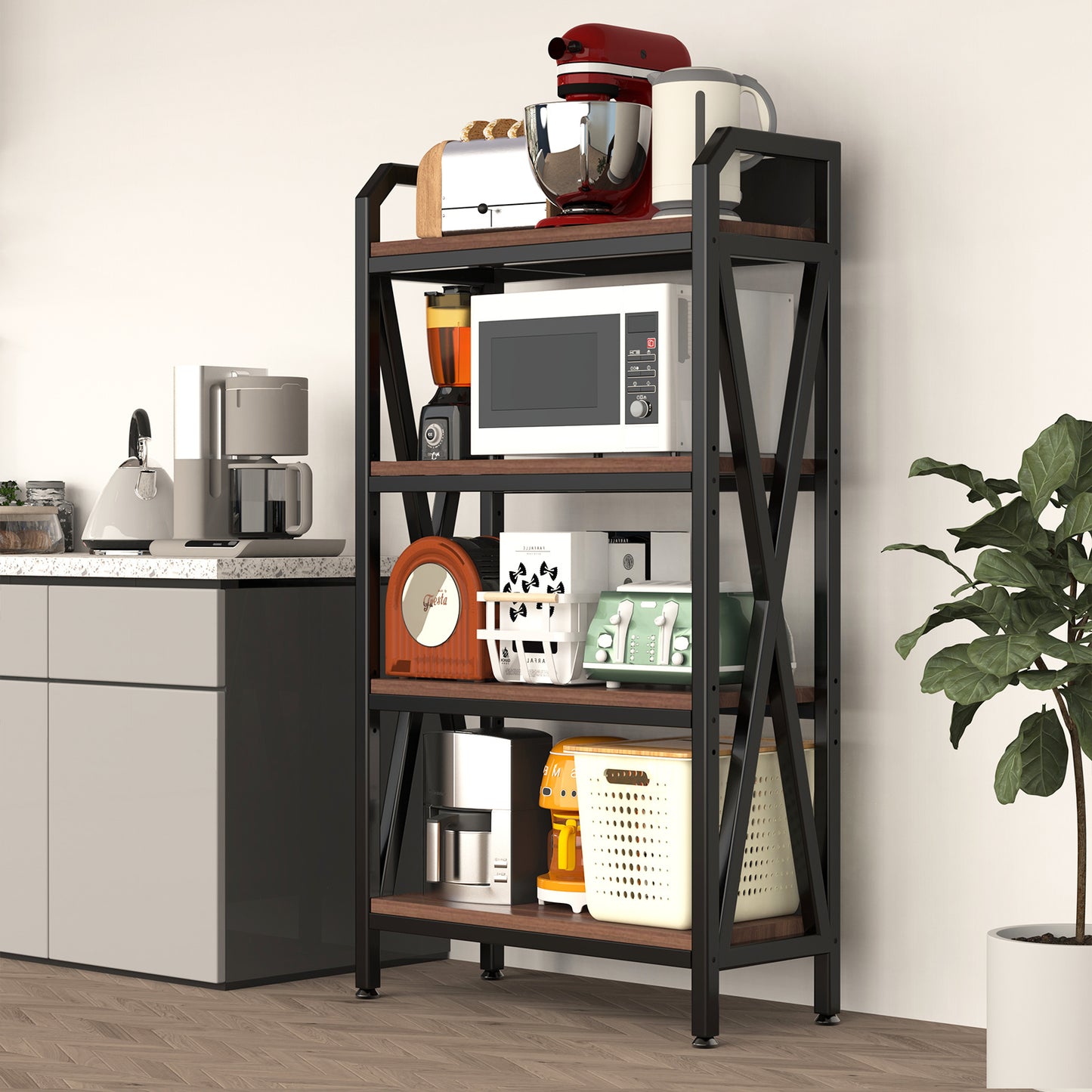 4-Level Kitchen Shelves - URBAN METRO