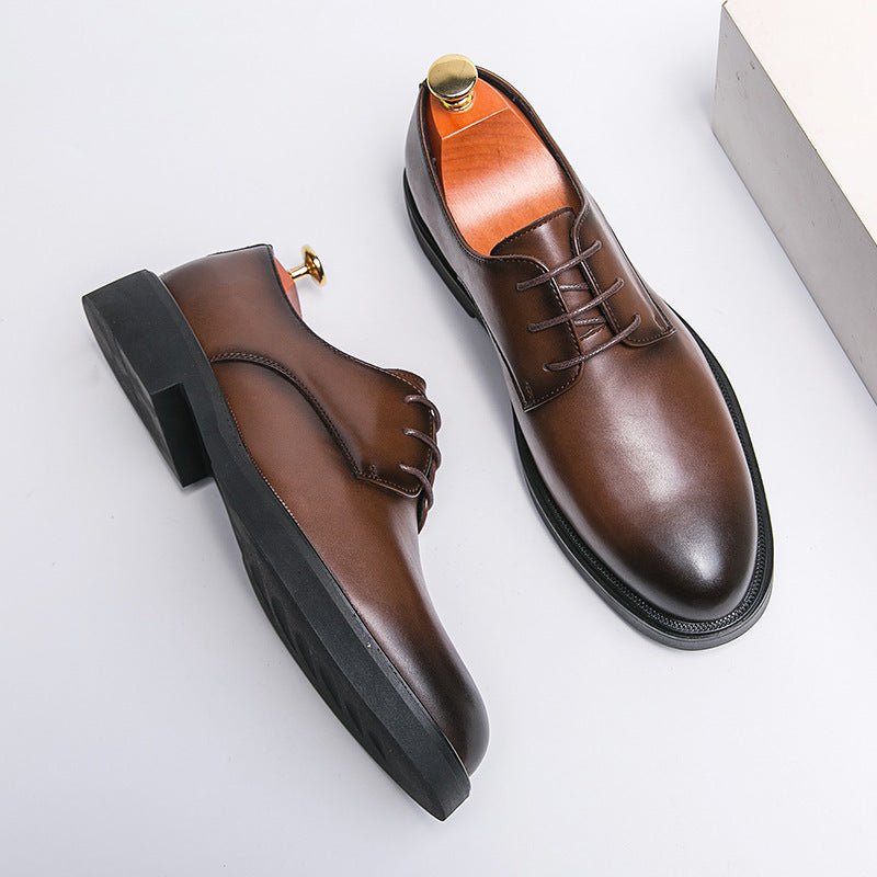 Premium Black & Brown Leather Formal Shoes for Men | Classic Office & Wedding Wear - URBAN METRO