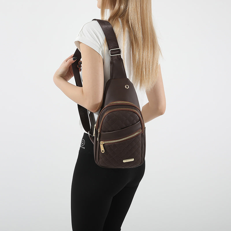 Storage Bag & Travel Bag Small Sling Bag Crossbody Chest Shoulder Water Resistant Sling Purse One Strap Travel Bag For Men Women Boys With Earphone Hole - URBAN METRO