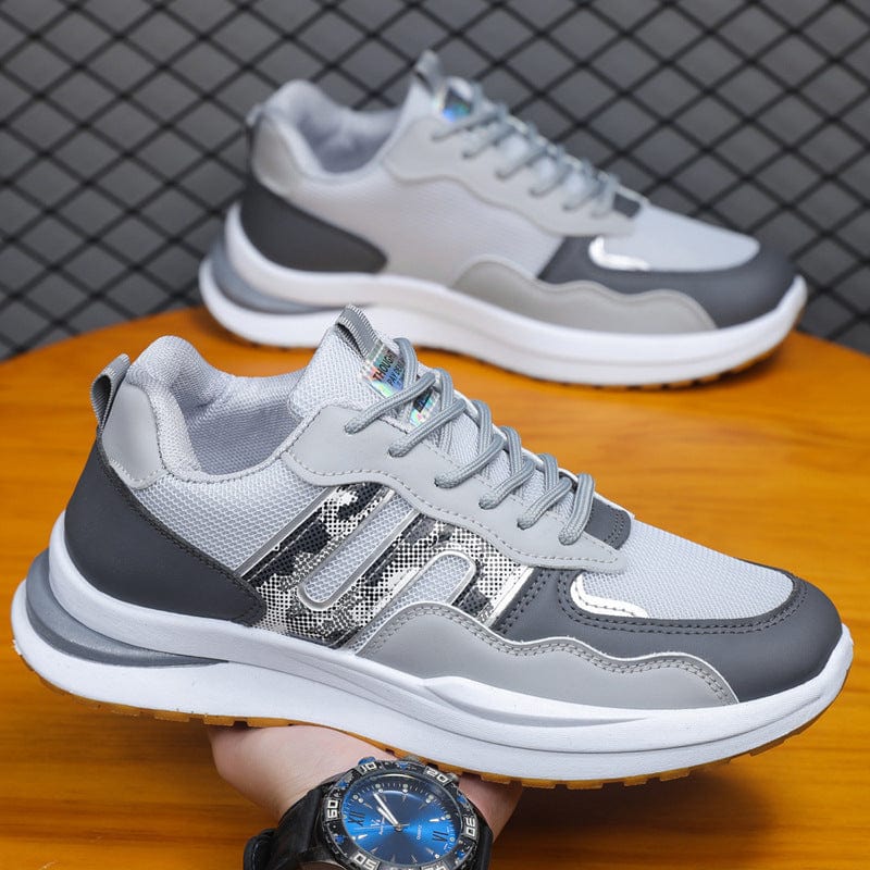 Plus Size Men's Mesh Breathable Sports Casual Shoes - URBAN METRO