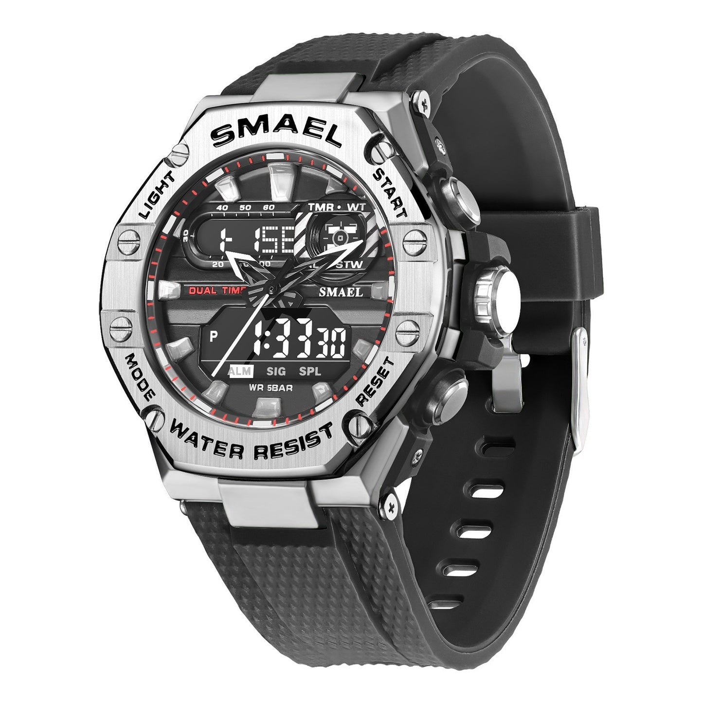 Digital Alloy Electronic Watch Men - URBAN METRO